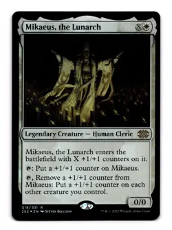Mikaeus, the Lunarch - 18 2X2: Double Masters 2022 R Foil NM - Image 1