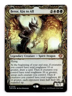 MTG FOIL Betor, Kin to All (#308) - Tarkir: Dragonstorm #308 - Image 1