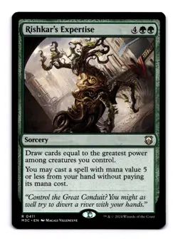 Rishkar's Expertise - 411 M3C: Commander: Modern Horizons 3 R Normal LP - Image 1