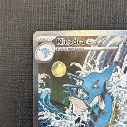 Pokemon TCG Scarlet and Violet Black Star Promo Kingdra EX 131 NM - Image 2