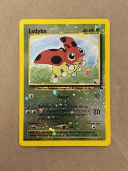 Ledyba 7/18 Reverse Holo Pokemon Southern Islands LP - Image 1