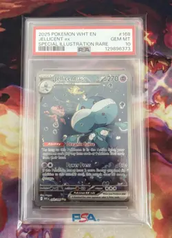 2025 Pokemon White Flare EN SP Illustration Rare JELLICENT EX GEM MT PSA 10 - Image 1