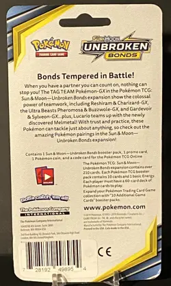 Pokemon Unbroken Bonds Eevee Checklane Blister Pack (Marshadow & Machamp Art) - Image 2