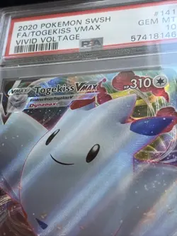 PSA 10 - 2020 POKEMON SWORD & SHIELD VIVID VOLTAGE 141 TOGEKISS VMAX - Image 2