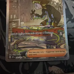 Clemonts Quick Wit 243/191 Pokemon TCG Surging Sparks Special Illustration Rare - Image 3