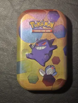 Pokemon TCG Scarlet and Violet 151 Mini Tin Gengar & Poliwag - Image 1