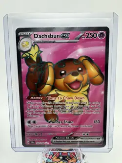 Dachsbun ex 160/142 Full Art Double Rare Pokemon Stellar Crown NM - Image 1