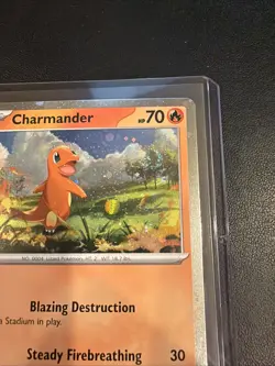 Charmander 007/091 Promo COSMOS HOLO with SWIRL Pokemon English TCG - Image 2