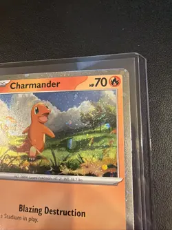 Charmander 007/091 Promo COSMOS HOLO with SWIRL Pokemon English TCG - Image 3