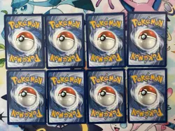 Pokemon Textured Full Art Holo Lot Of 8 NM Inc. Ethan’s Ho-Oh - Image 2