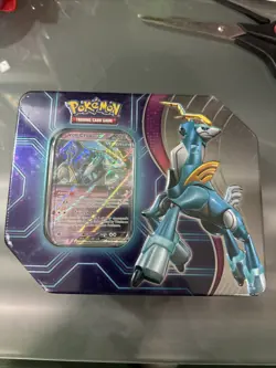 Pokemon TCG Paradox Destinies Iron Crown EX Tin Factory Sealed - Image 1