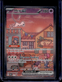 Mew ex SVP 053 Pokemon TCG Scarlet Violet 151 Black Star Promo Full Art - Image 1