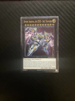 Yu-Gi-Oh! Divine Arsenal AA-Zeus - Sky Thunder OP18-EN002 Ultimate Rare NM - Image 1