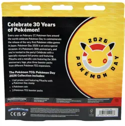 Pokemon TCG: Pokemon Day 2026 Collection Box - 30th Anniversary - PRE-SALE 🔥 - Image 4