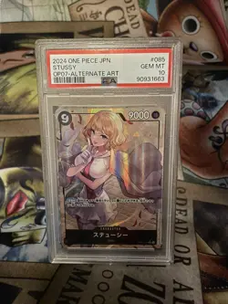 PSA 10 STUSSY OP07-085 ALT ART ONE PIECE CARD JAPANESE - Image 1