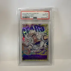 2023 ONE PIECE AWAKENING THE NEW ERA #OP05-119 MONKEY D. LUFFY PSA 10 GEM MINT - Image 1