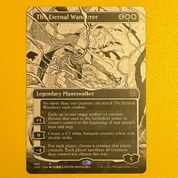 The Eternal Wanderer | Borderless | R | 335 | Phyrexia: All Will Be One | MTG - Image 1