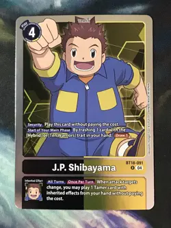 Digimon Card Game Single J.P. Shibayama BT18-091 Special Booster 2.0 - Image 1