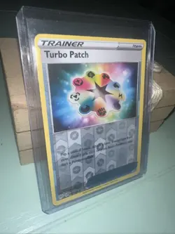 Turbo Patch Reverse Holo Pokemon Card 172/189 Darkness Ablaze - Image 1