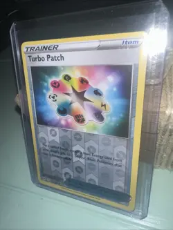 Turbo Patch Reverse Holo Pokemon Card 172/189 Darkness Ablaze - Image 3