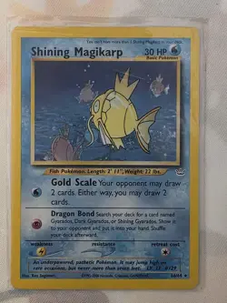 Shining Magikarp - 66/64 - Pokemon Neo Revelation Unlimited Holo Rare Card MP - Image 1