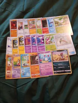 (34) Pokemon Card Lot Mixed Non-English Holos Secret Art Rare Dbl Rare C/UC 🔥 - Image 2