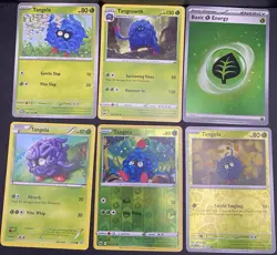 12x Pokemon Cards Tangela Tangrowth Lot - XY Cosmos Holo Rare Vintage Promo TCG - Image 2