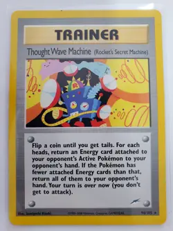 Pokemon Card - Thought Wave Machine Neo Destiny 96/105 LP Pokemon TCG - Image 1