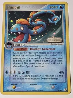 Pokemon Card - Huntail Legend Maker 18/92 Rare Reverse Holo Stamped - Image 1