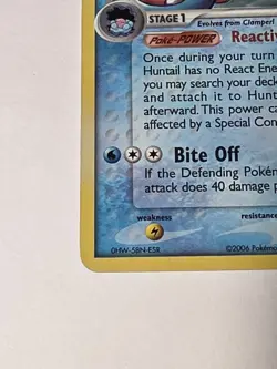 Pokemon Card - Huntail Legend Maker 18/92 Rare Reverse Holo Stamped - Image 3