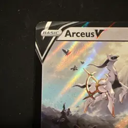 Pokemon TCG Arceus v SWSH204 Sword & Shield Promo Card Near Mint Condition - Image 2