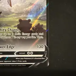 Pokemon TCG Arceus v SWSH204 Sword & Shield Promo Card Near Mint Condition - Image 4