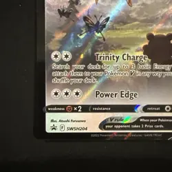 Pokemon TCG Arceus v SWSH204 Sword & Shield Promo Card Near Mint Condition - Image 5