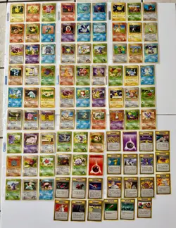 90 Japanese Pocket Monster Pokemon Card Lot No Duplicates - Image 1