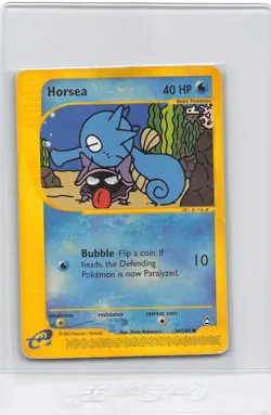 HORSEA 84/147 - NON-HOLO - Aquapolis - e-READER - WOTC Pokemon Card - MP - Image 1