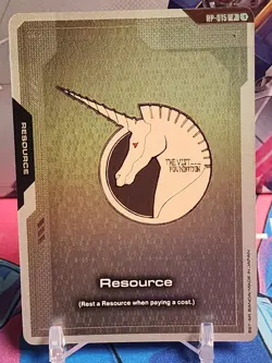 Promotional Resource (RP-015) *Vist Foundation* Gundam TCG Card Game *English - Image 1