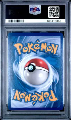 2007 POKEMON DIAMOND & PEARL SECRET WONDERS #60 QUAGSIRE-REVERSE FOIL PSA 8 - Image 2