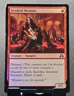 MTG 168/297 INSOLENT NEONATE Foil Shadows over Innistrad card⚔LP - Image 1