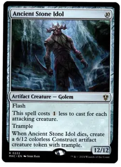 mtg magic Ancient Stone Idol ENGLISH Ancienne idole de pierre karlov - Image 1