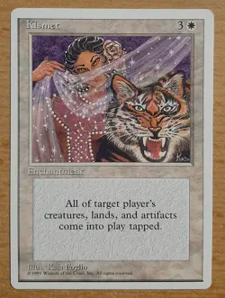 ►KISMET ►4.EDITION 1995 ►NM ►WHITE ►MAGIC THE GATHERING ►MTG WEIss 4ED - Image 1