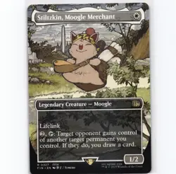 Stiltzkin, Moogle Merchant (Borderless) R FINAL FANTASY 327 NM FIN - Image 1