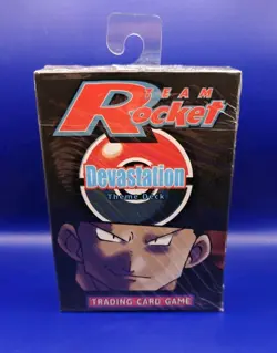Pokemon TCG Team Rocket Devastation Theme Deck Giovanni Art WOTC 1999 New Sealed - Image 2