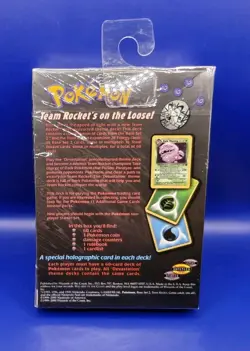 Pokemon TCG Team Rocket Devastation Theme Deck Giovanni Art WOTC 1999 New Sealed - Image 4