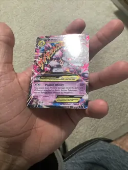 ULTRA RARE Mega M Mewtwo EX 64/162 XY Breakthrough Pokemon TCG Holo Foil - MP - Image 4