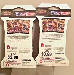 2 Pokemon Sword and Shield Trading Card Game Booster Pack 10+ Cards Sealed 2020 - Image 2