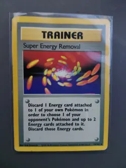 Super Energy Removal 79/102 Pokemon TCG Base Set, Unlimited Rare Card Rare - Image 1