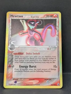 Mewtwo 12/113 Delta Species Holo Ultra Rare Pokemon TCG Nintendo MP - Image 3