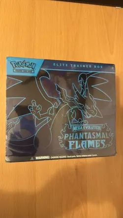 Pokemon TCG Mega Evolution Phantasmal Flames ETB Elite Trainer Box- New & Sealed - Image 4