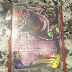 2014 POKEMON XY PHANTOM FORCES #34/119 GENGAR EX - Image 1
