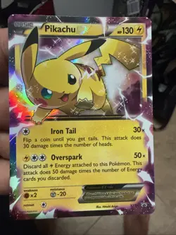 Pokemon Pikachu EX XY84 Black Star Promo NM - Image 1